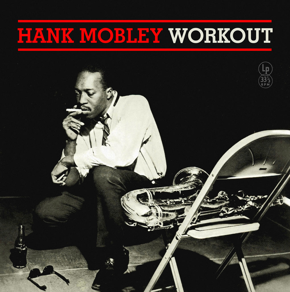 T-shirt Officiel Hank Mobley Workout Album Cover - Rouge - Coton - Homme - Neuf Avec étiquette