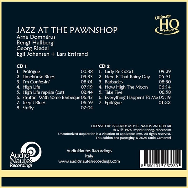 Arne Domnerus - Jazz At The Pawnshop