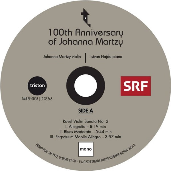 Johanna Martzy - Violin Sonatas Ravel & Bartók