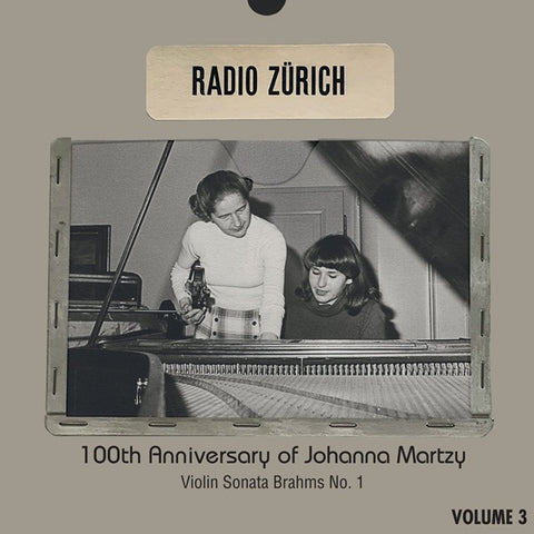 Johanna Martzy - Violin Sonatas Brahms No 1