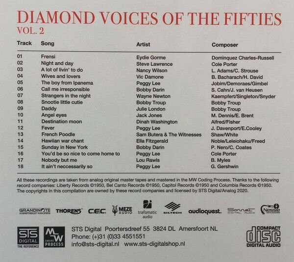 Diamond Voices Of The Fifties - Vol. 2 CD