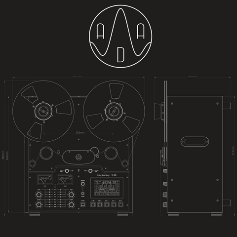 AAD TP-1000 Open Reel-To-Reel Tape Deck