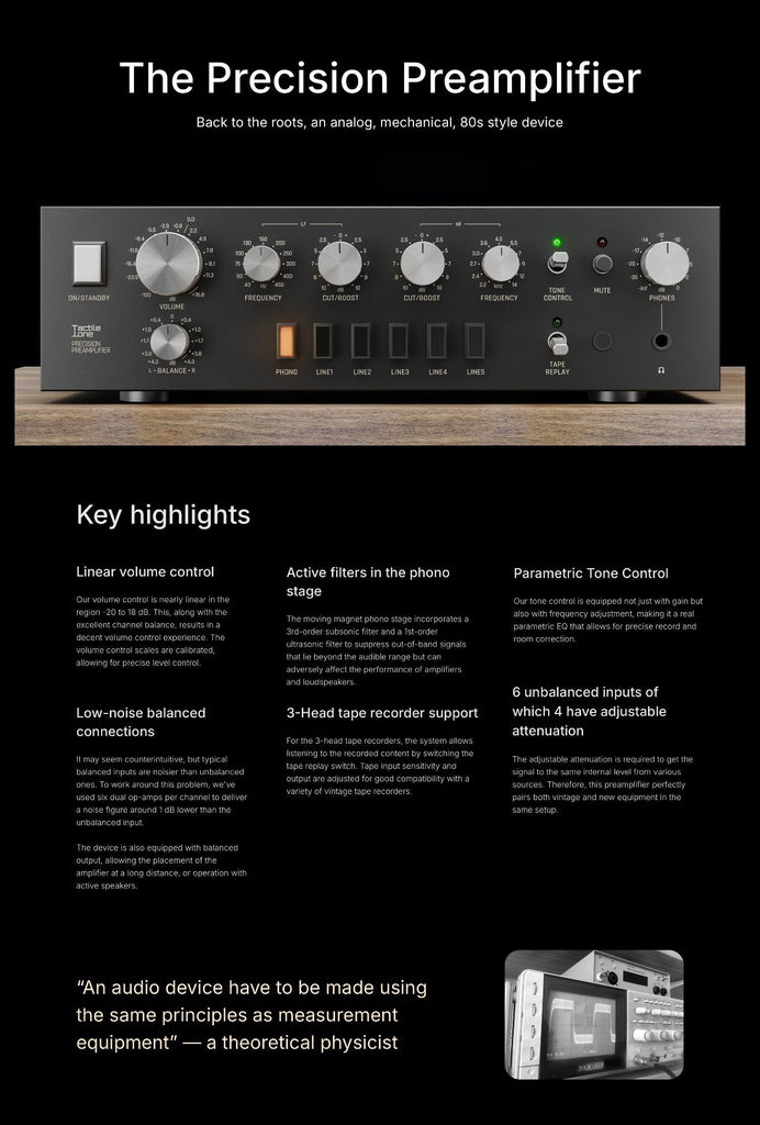 The Precision Preamplifier – The Sound Of Tape