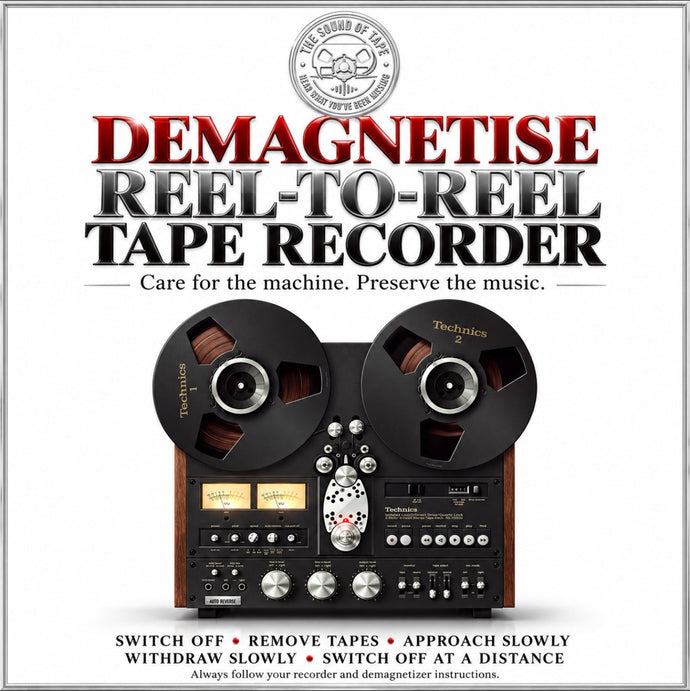 DEMAGNETISE REEL-TO-REEL TAPE RECORDER