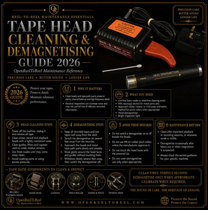 Reel Tape Head Cleaning Guide 2026