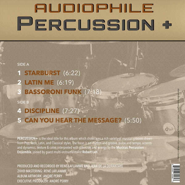 Musicus Percussion Ensemble, Robert Len - Audiophile Percussion+ 