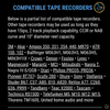 Compatible Tape Recorders