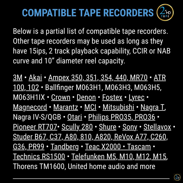 Compatible Tape Recorders