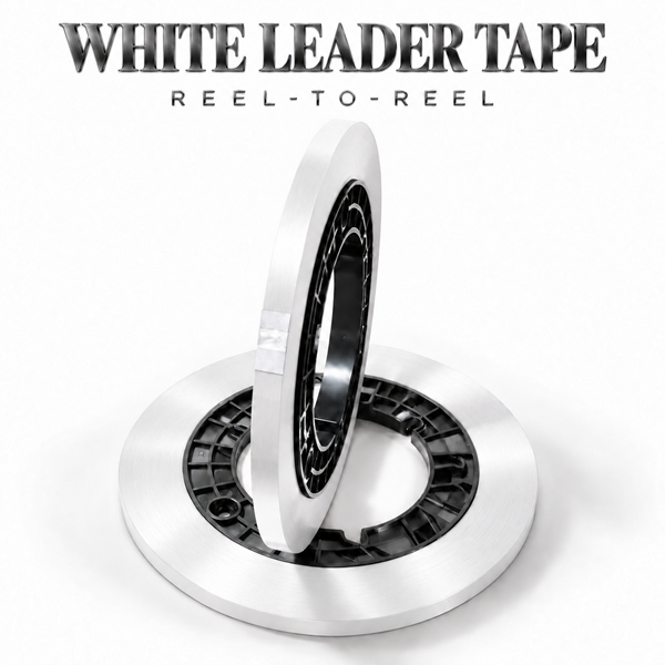 ¼-Inch Reel-To-Reel Leader Tape White