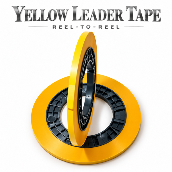 ¼-Inch Reel-To-Reel Leader Tape Yellow