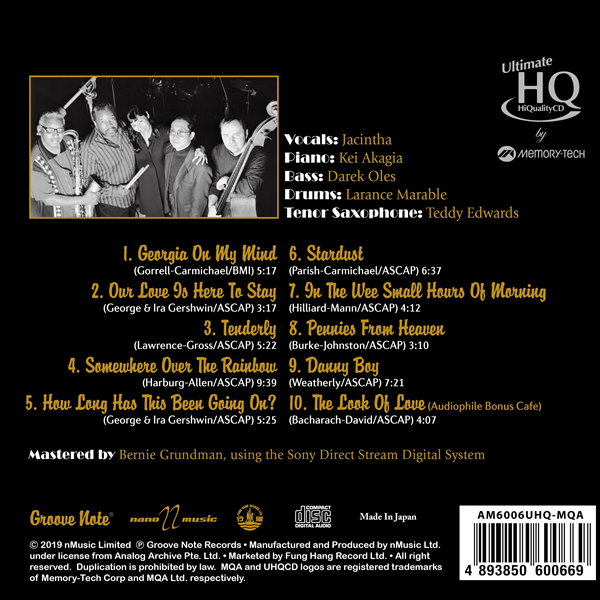 Jacintha - Here's To Ben, A Vocal Tribute To Ben Webster