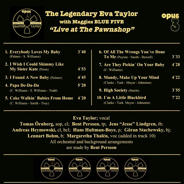 The Legendary Eva Taylor - Live At The Pawnshop