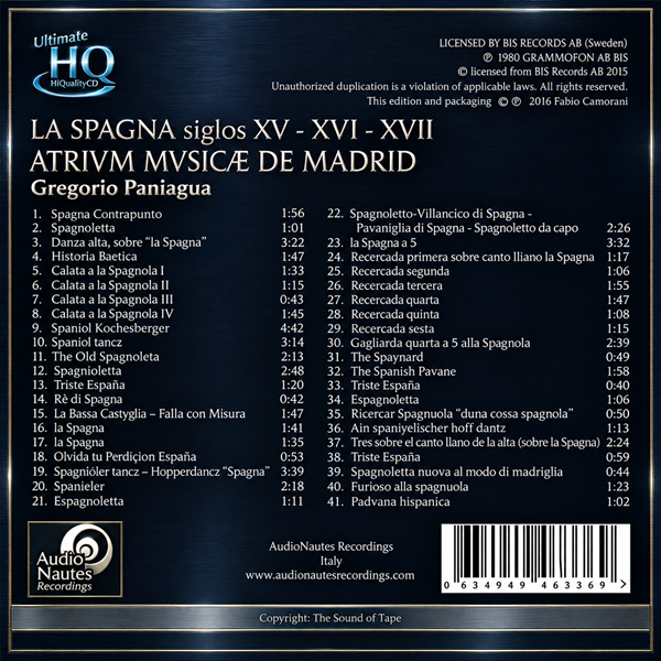 Gregorio Paniagua - La Spagna