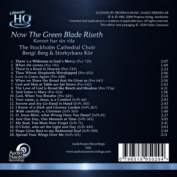 Stockholm Cathedral Choir - Now The Green Blade Riseth