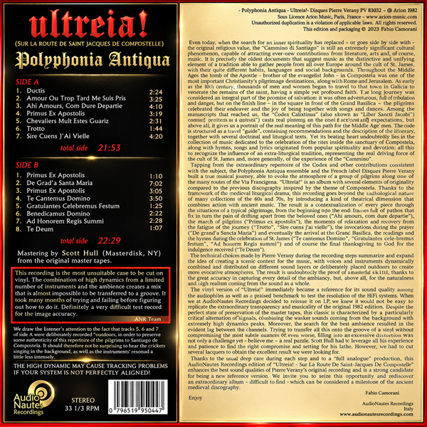 Polyphonia Antiqua - Ultreia!