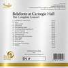Harry Belafonte - Belafonte At Carnegie Hall [Crystal Disc CD]