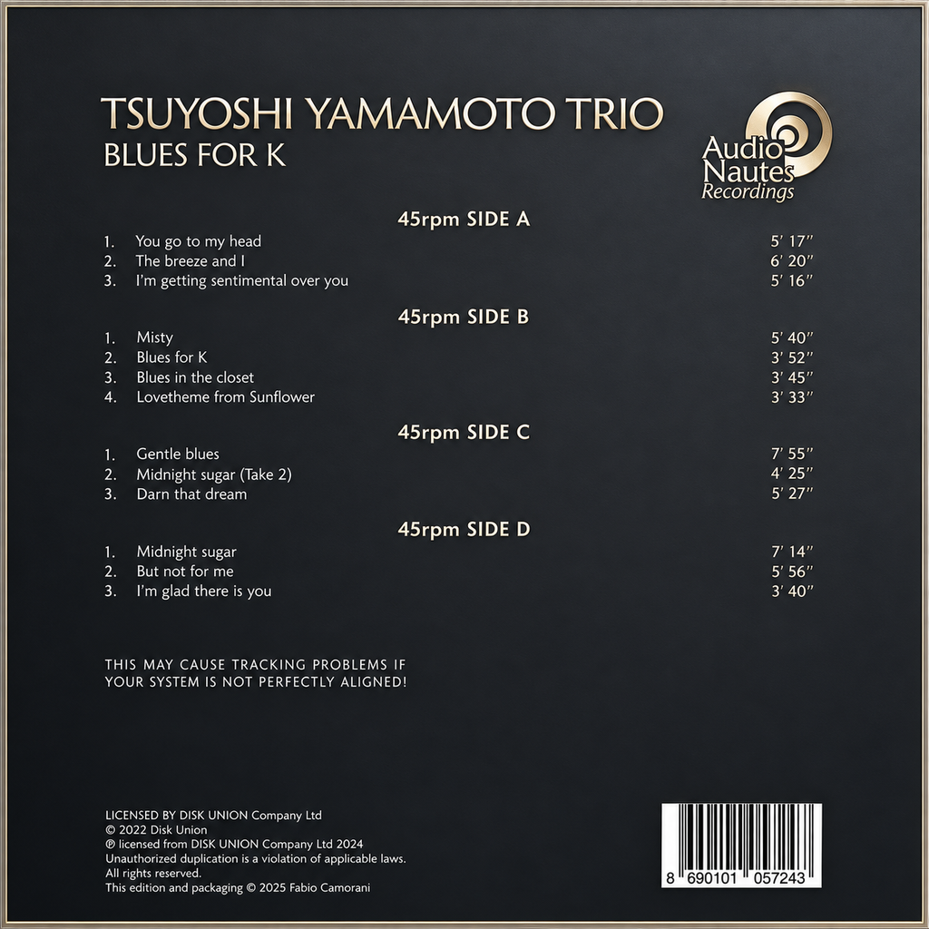 Tsuyoshi Yamamoto Trio - Blues For K
