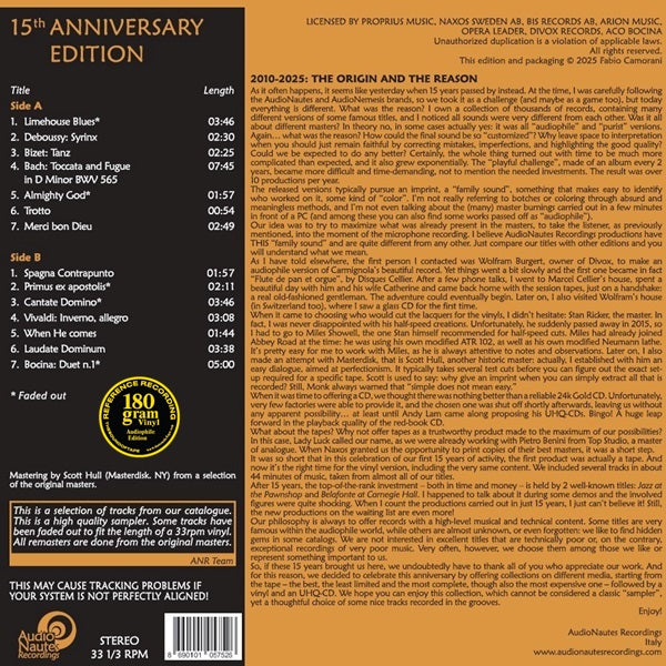 AudioNautes Recordings - 15th Anniversary Edition