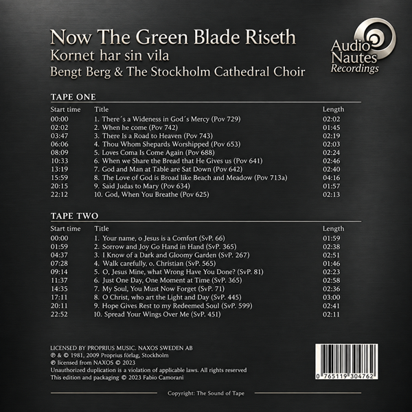 Stockholm Cathedral Choir - Now The Green Blade Riseth
