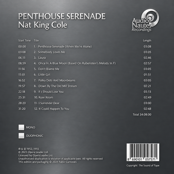 Nat King Cole - Penthouse Serenade