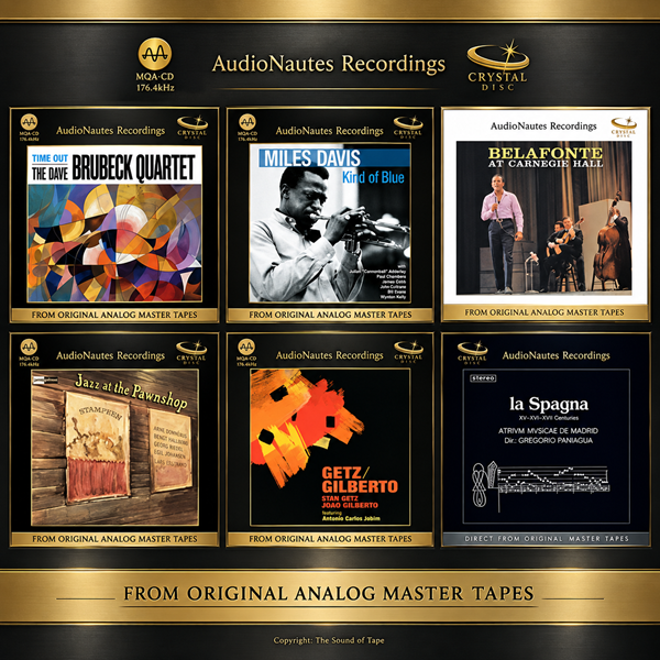 AudioNautes Recordings Crystal Disc CDs