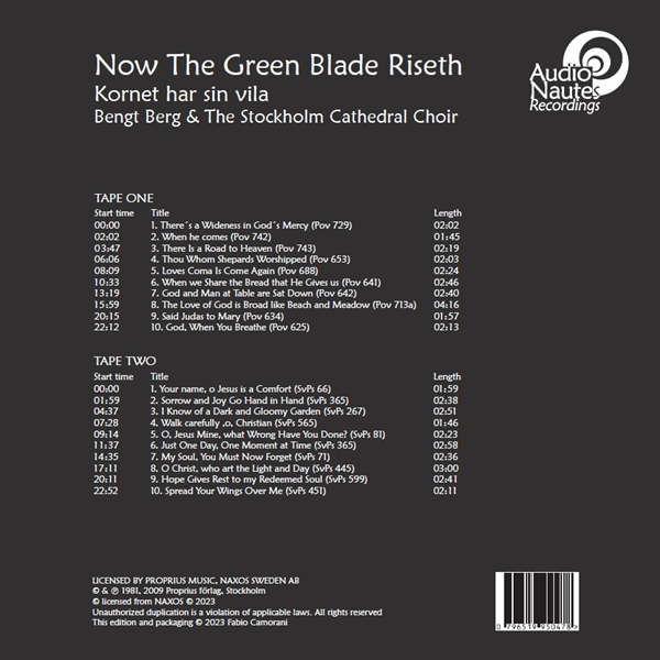 Stockholm Cathedral Choir - Now The Green Blade Riseth