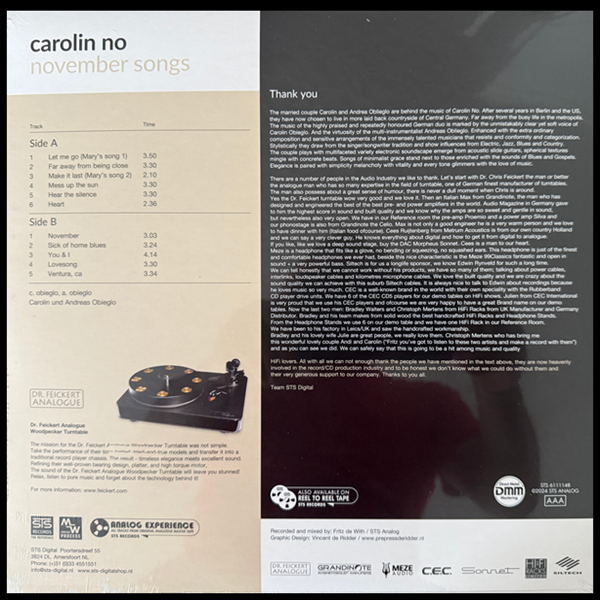 Carolin No - November Songs