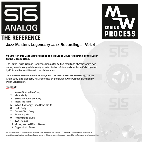 Jazz Masters - Legendary Jazz Recordings Vol. 4 [Reel Tape]