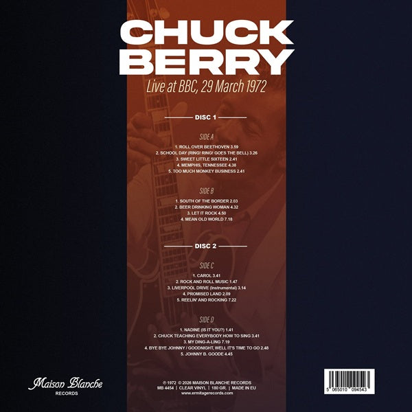 Chuck Berry - Live At BBC - 29 March 1972 [2xLP]