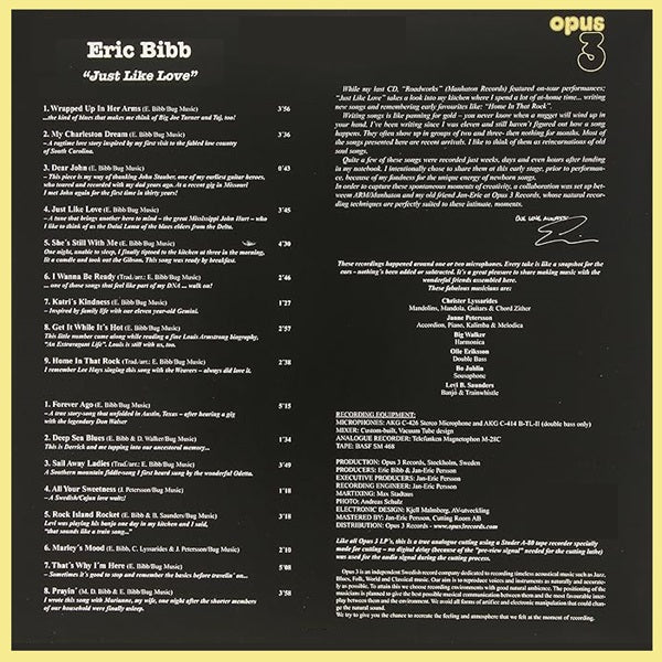Eric Bibb - Just Like Love
