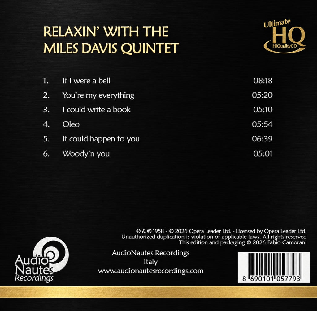 The Miles Davis Quintet - Relaxin' With The Miles Davis Quintet [UHQCD]
