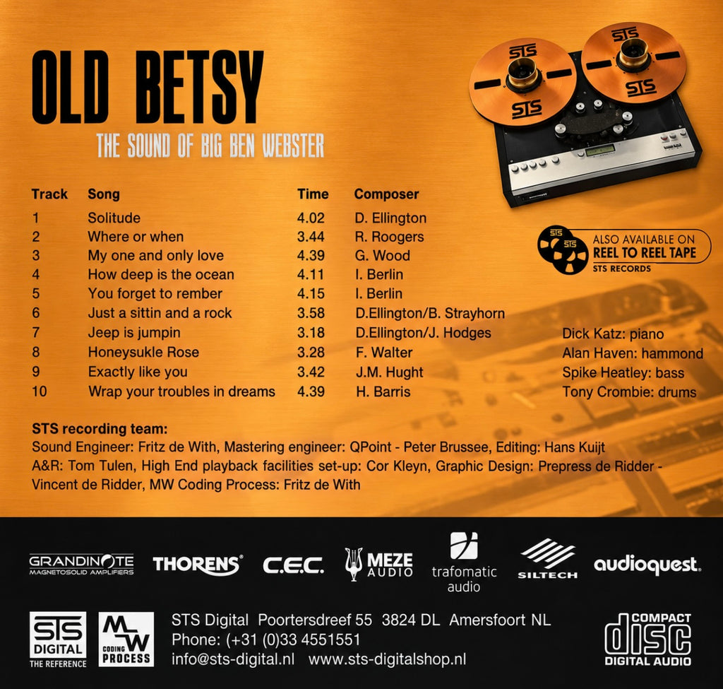 Ben Webster - Old Betsy - The Sound Of Big Ben Webster [CD]