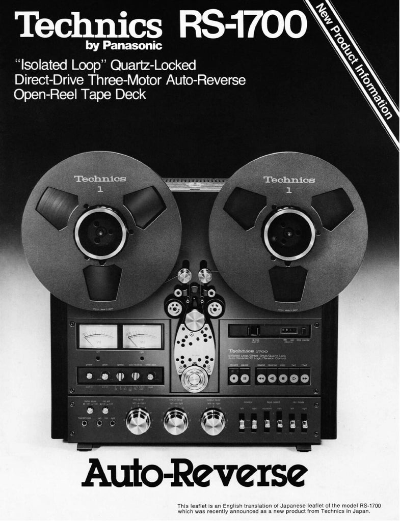 Technics RS-1700 Reel Tape Recorder
