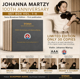 Johanna Martzy - 100th Anniversary [Set Box Vol. 1-4]