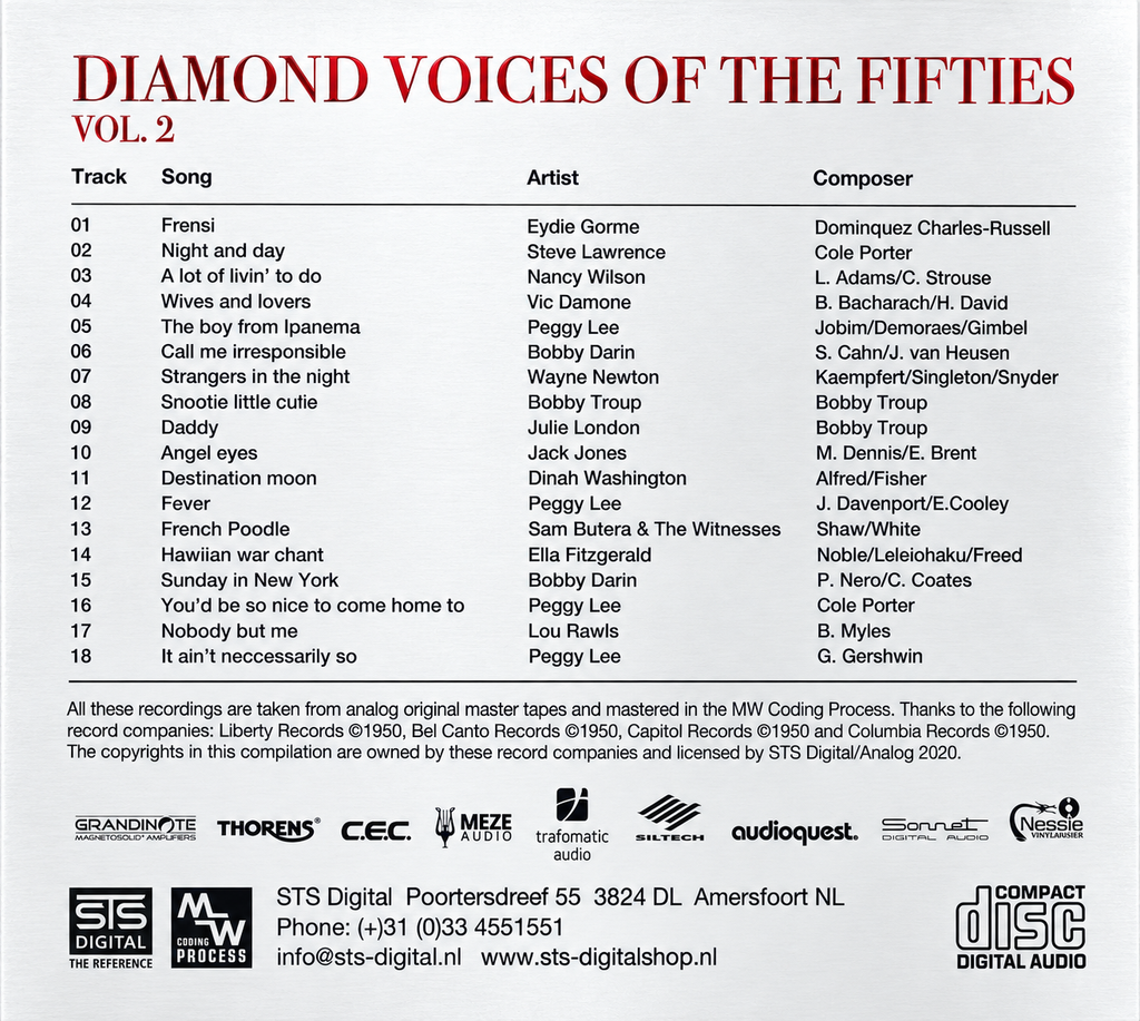 Diamond Voices Of The Fifties - Vol. 2 [CD]