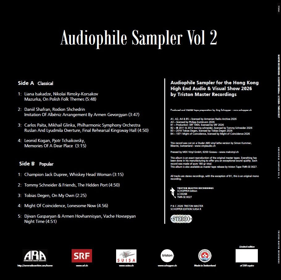 AUDIOPHILE SAMPLER VOL 2