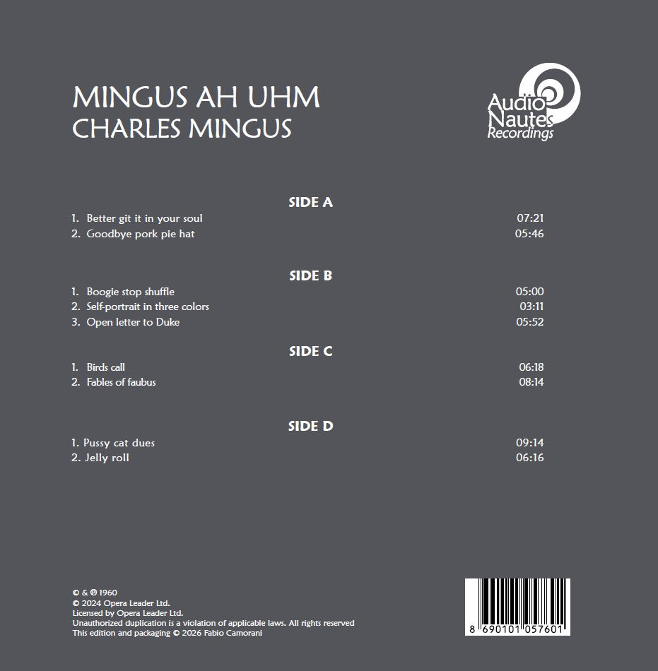 Charles Mingus - Mingus Ah Um [One-Step 2xLPs]