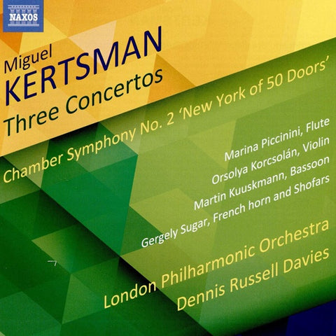Miguel Kertsman - Three Concertos [CD]
