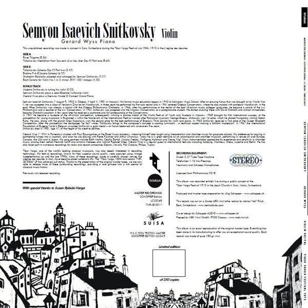 Semyon Isaevich Snitkovsky - Violin Recital