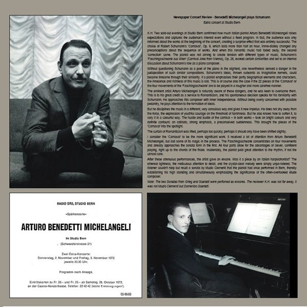 Arturo Benedetti Michelangeli - Piano Recital