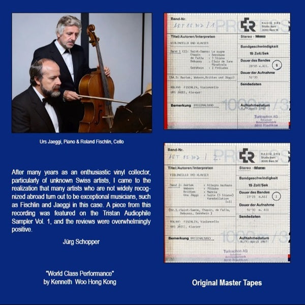 Roland Fischlin und Urs Jaeggi - Cello und Piano Recital