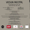 Max Rostal - Violin Recital