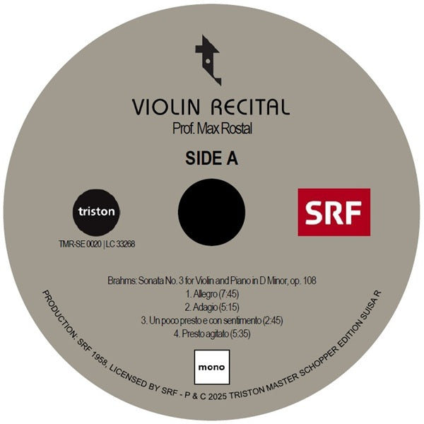 Max Rostal - Violin Recital