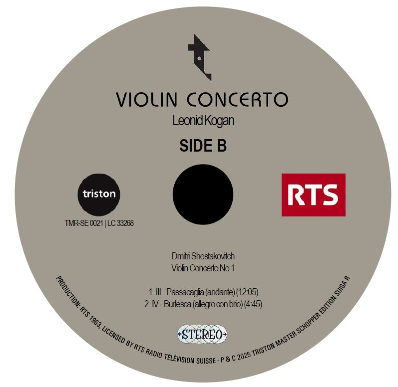 Leonid Kogan - Violin Concerto - Dmitri Shostakovich