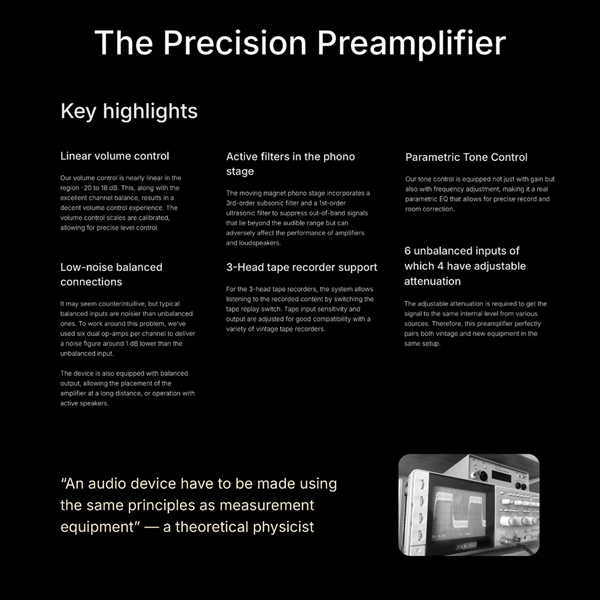 Tactile Tone Precision Preamplifier