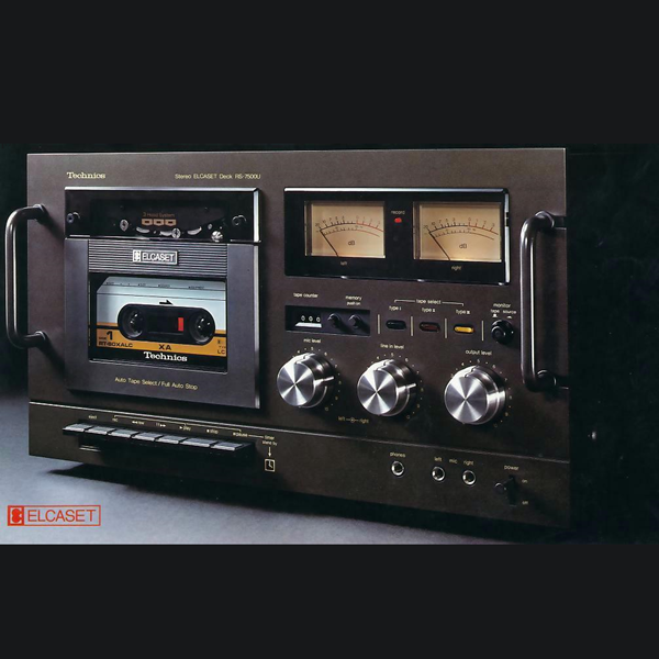 Technics RS-7500US Elcaset Audio Cassette Tape Deck