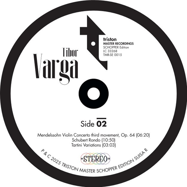 Tibor Varga - Mendelssohn Festival [LP] – The Sound of Tape