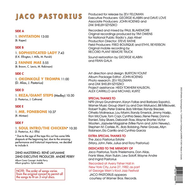 Jaco Pastorius - Truth, Liberty & Soul