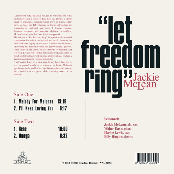 Jackie McLean - Let Freedom Ring