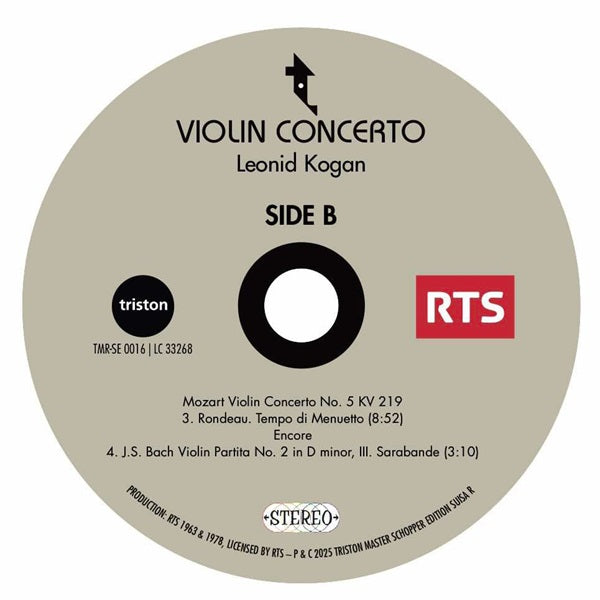 Leonid Kogan - Edmond De Stoutz - Violin Concerto - Vol. 7